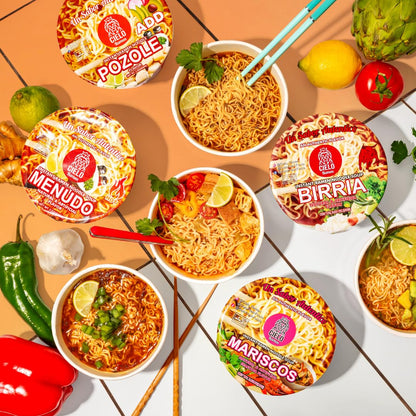 【6碗装买二送一】Menudo墨西哥紅椒素牛肚湯風味即食麵