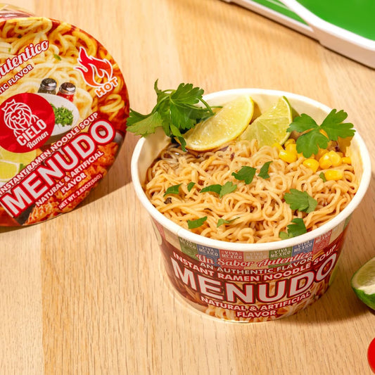 【6碗装买二送一】Menudo墨西哥紅椒素牛肚湯風味即食麵