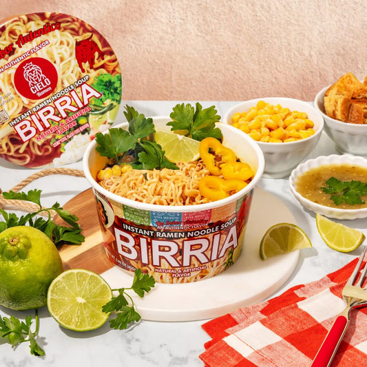 【6碗装买二送一】Birria墨西哥香辣燉素牛湯風味即食麵