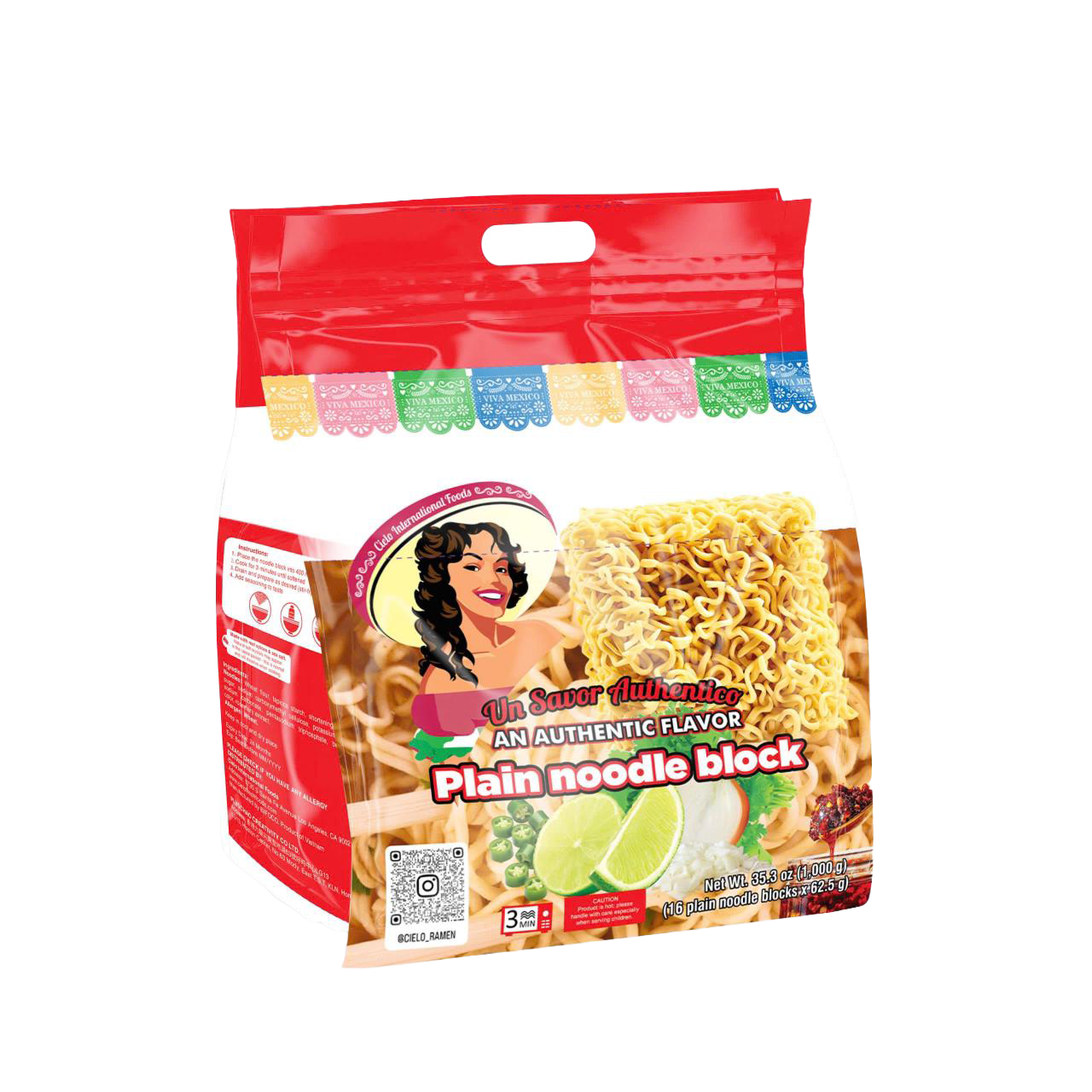 Plain Noodle Block 麵餅