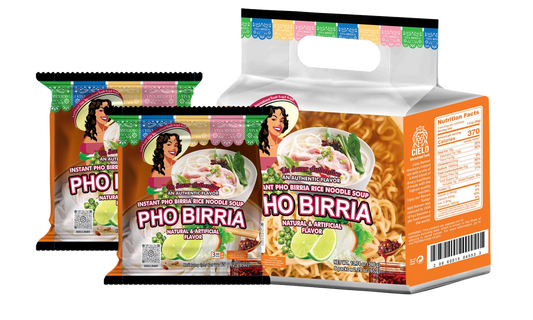 【买二送一】Pho Birria 墨西哥香辣燉素牛湯風味河粉 (6 Bags/Pack)