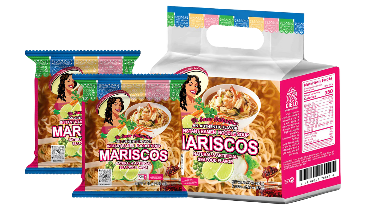 【买二送一】Mariscos墨西哥素海鮮風味 (6 Bags/Pack)