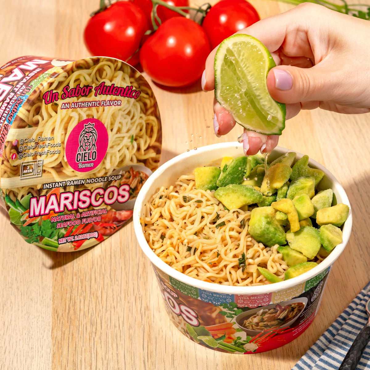 Mariscos墨西哥素海鮮風味即食麵