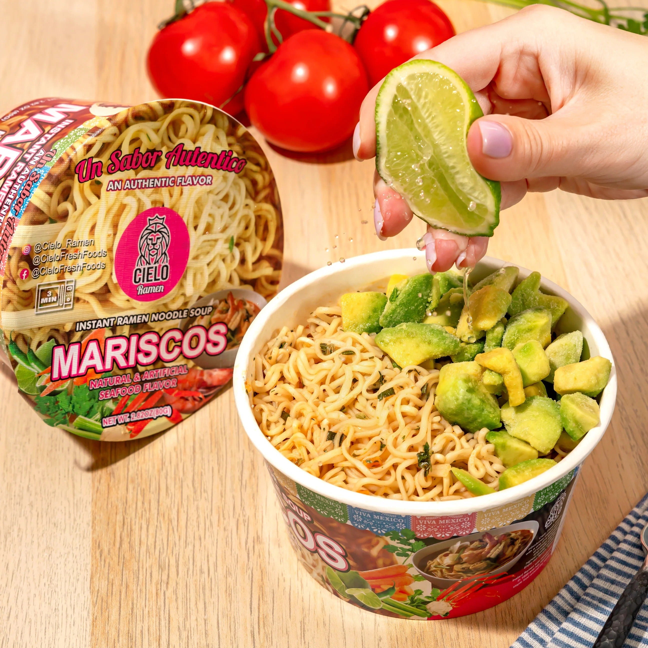 Mariscos墨西哥素海鮮風味即食麵